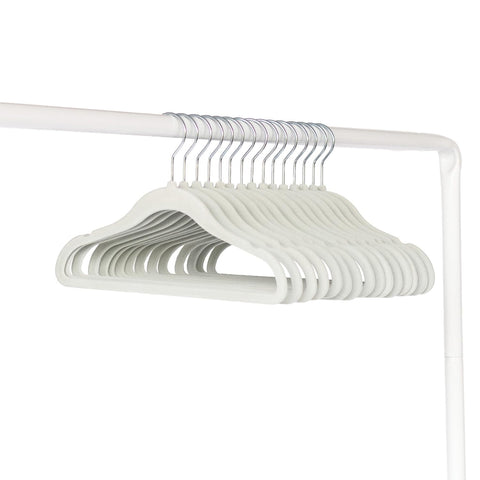 3 Sprouts Velvet Baby Hangers 360-degree swivel for easy access