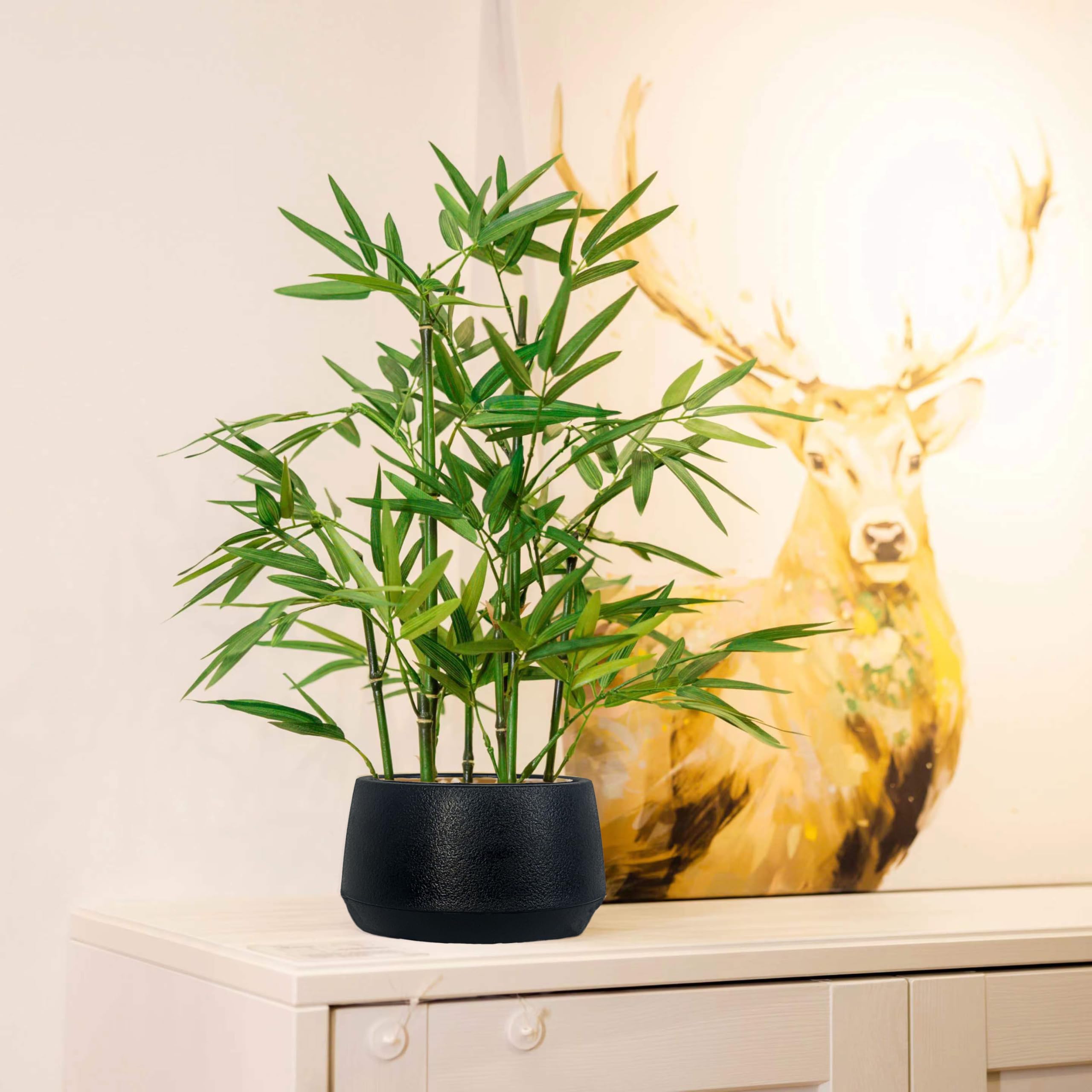 365 Blooming Decor artificial bamboo tall plant offers maintenance-free beauty for indoors