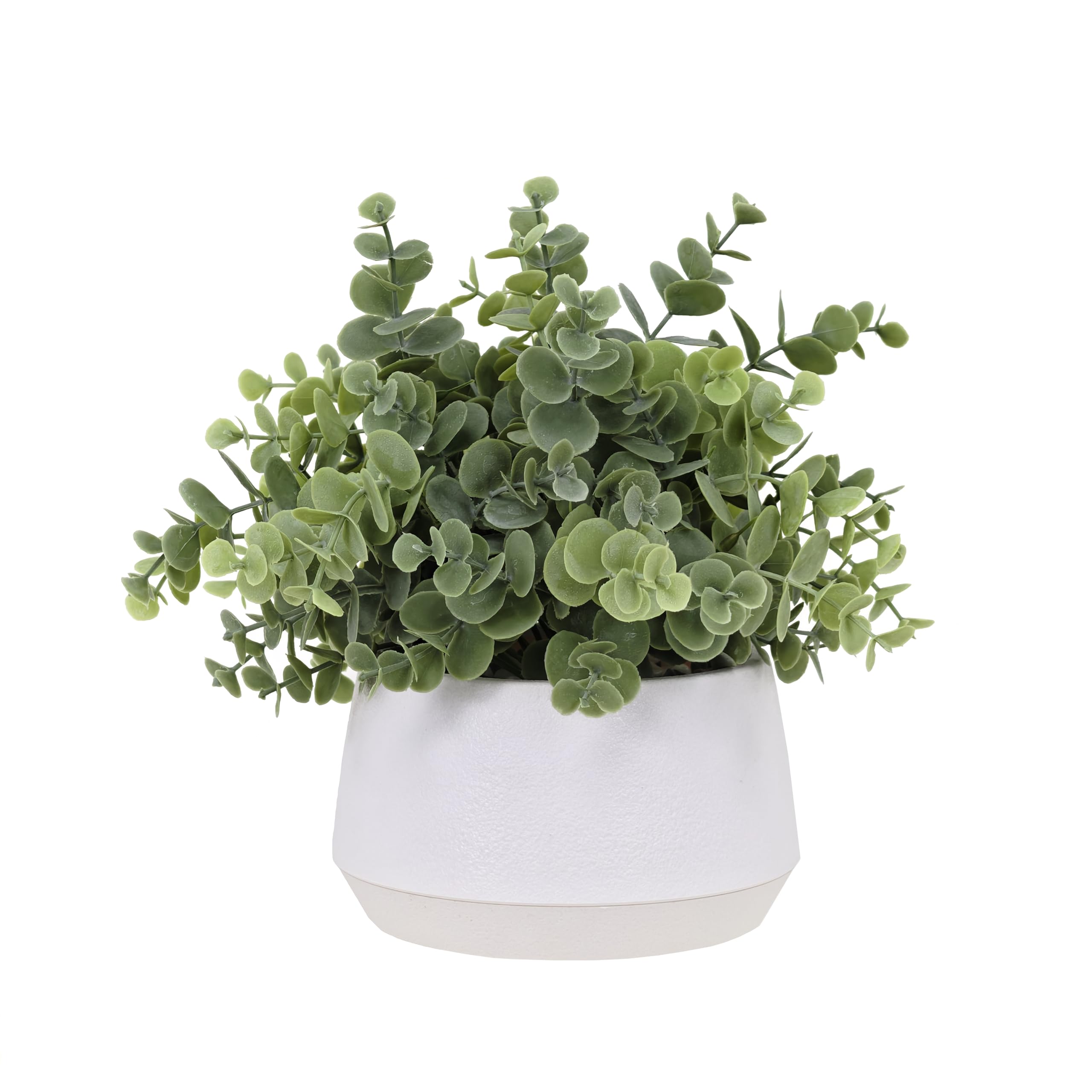 365 Blooming Decor artificial eucalyptus leaves close-up showing realistic texture and fade resistance.
