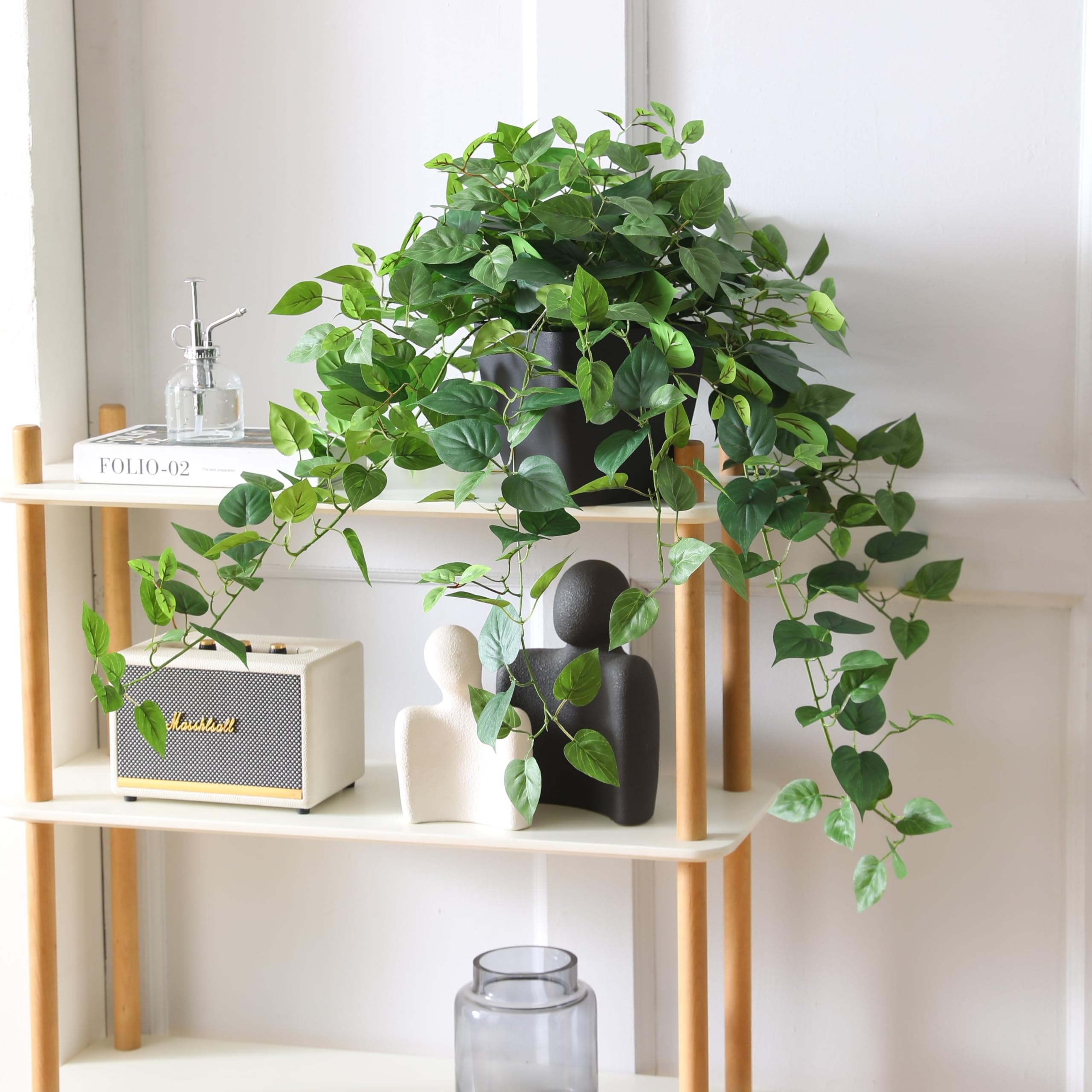 365 Blooming Decor Pothos Ivy complements minimalist and bohemian spaces.