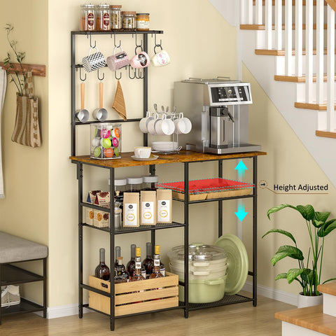 3IngSeagulls Baker's Rack microwave stand frees counter space.