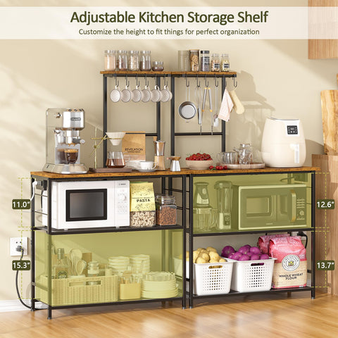 3IngSeagulls coffee-bar-station creates an organized kitchen nook.