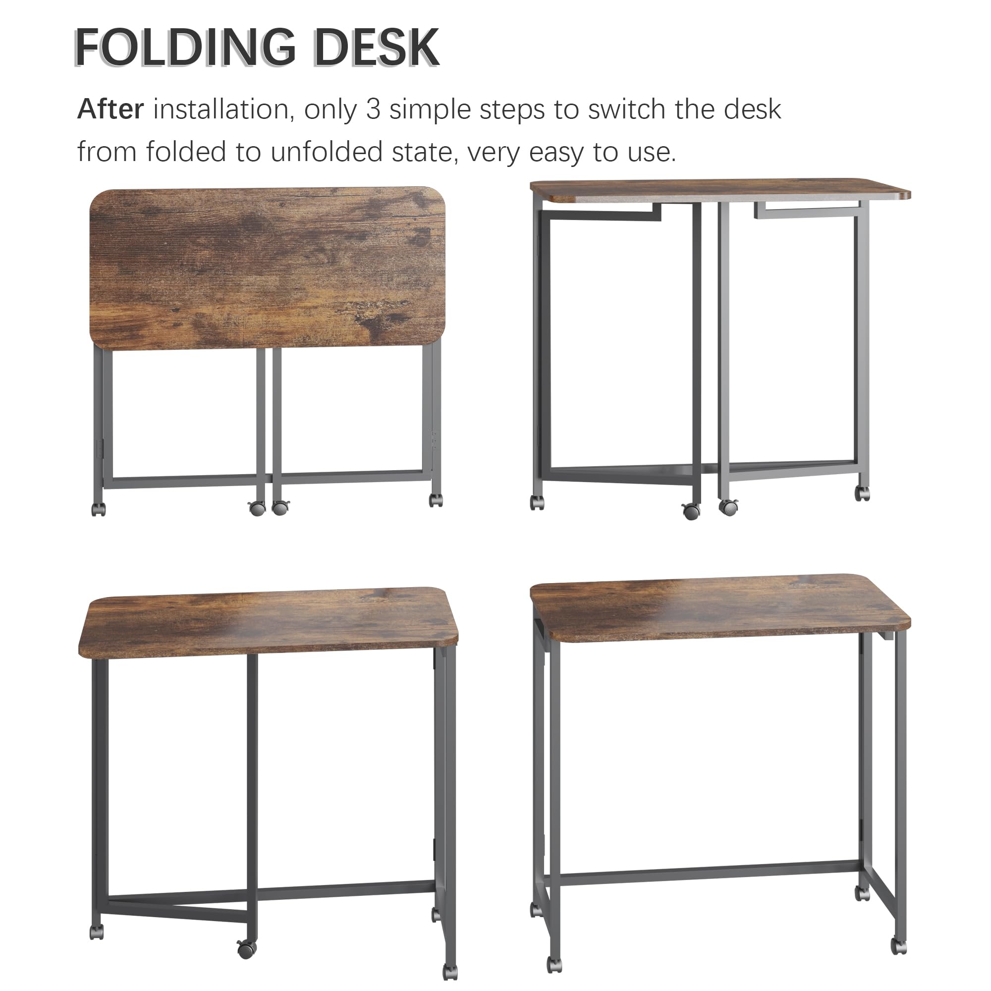 4NM wheeled desk enables easy relocation between rooms