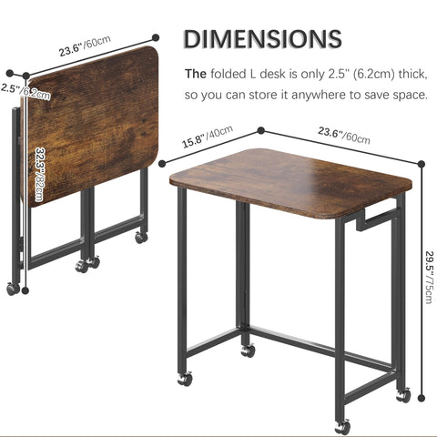 4NM easy assembly desk with labeled parts laid out for quick build