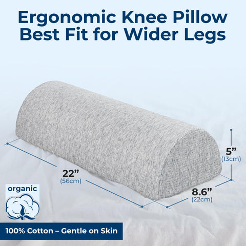 5 STARS UNITED ergonomic sleep position pillow supports back and side sleepers.