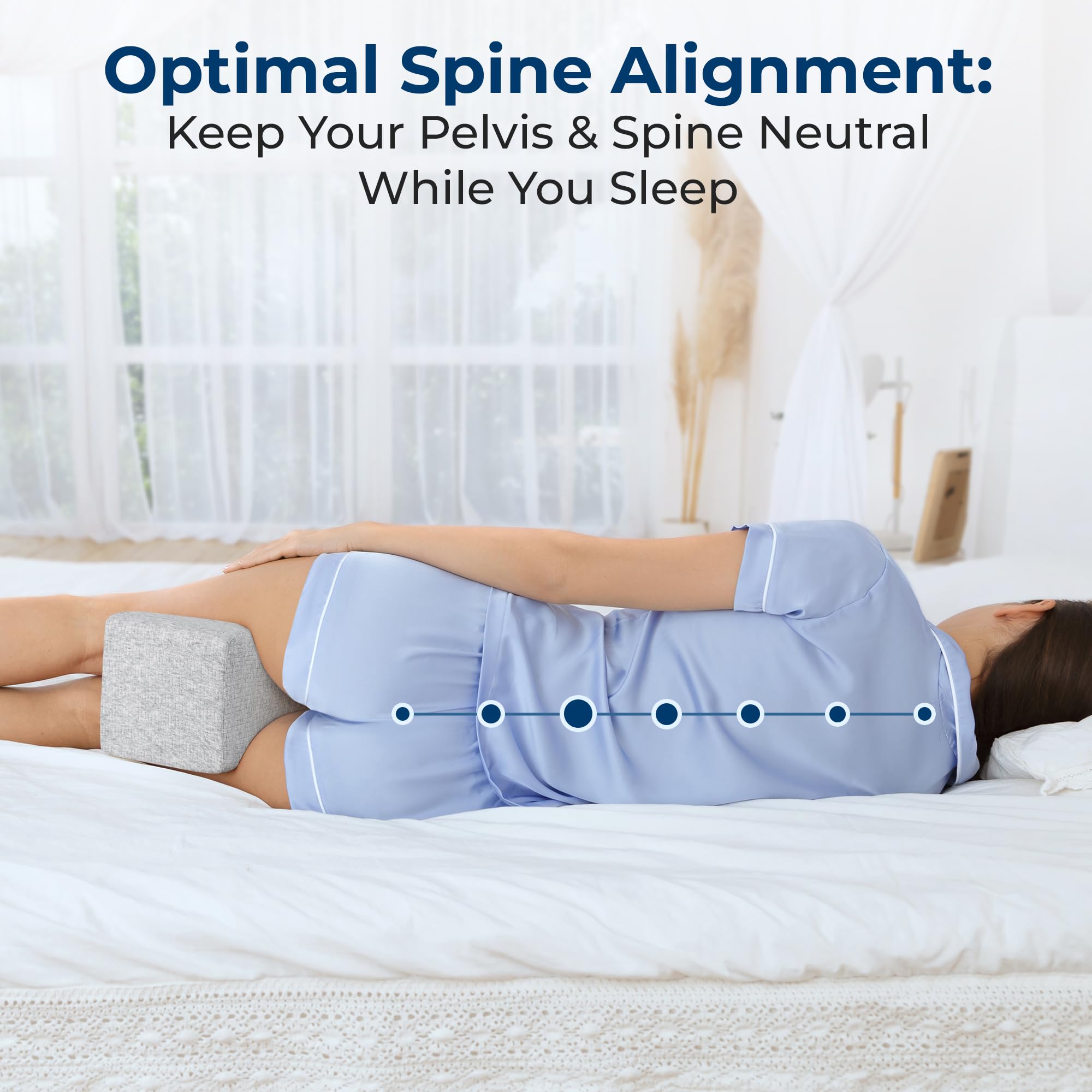 5 STARS UNITED memory foam cushion offers versatile sleep positioning