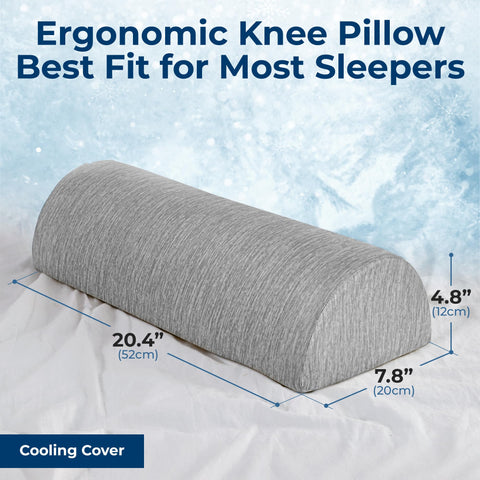 5 STARS UNITED half moon bolster for versatile sleep positions in bed