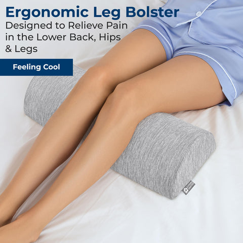 5 STARS UNITED knee pillow cooling cover keeps back sleepers cool through the night