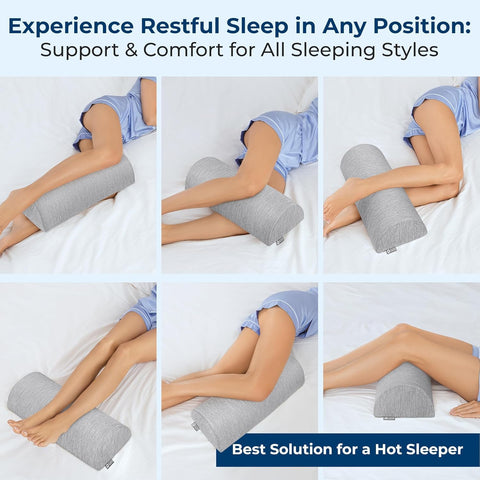 5 STARS UNITED memory foam cushion contours to legs and knees for personalized support