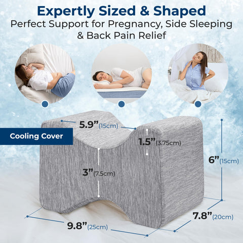 5 Stars United knee pillow for pregnancy comfort and leg support.