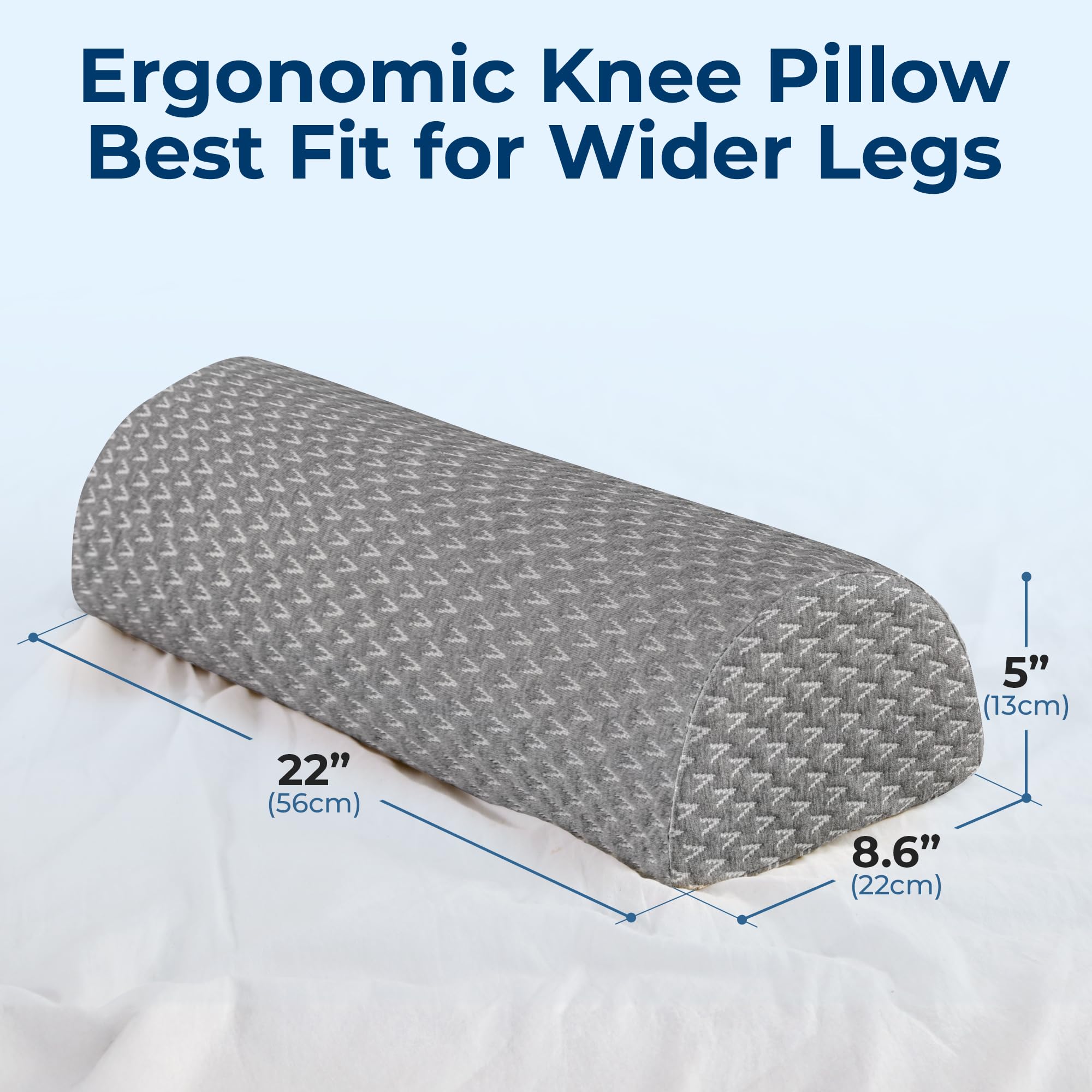 5 STARS UNITED knee pillow supports ankles and legs for relaxed posture