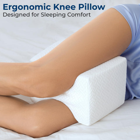 5 STARS UNITED memory foam leg cushion contours to knees for targeted support.