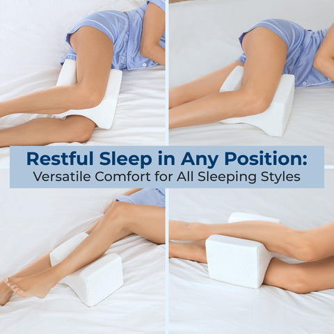 5 STARS UNITED pregnancy-side sleep pillow comforts hips and knees.