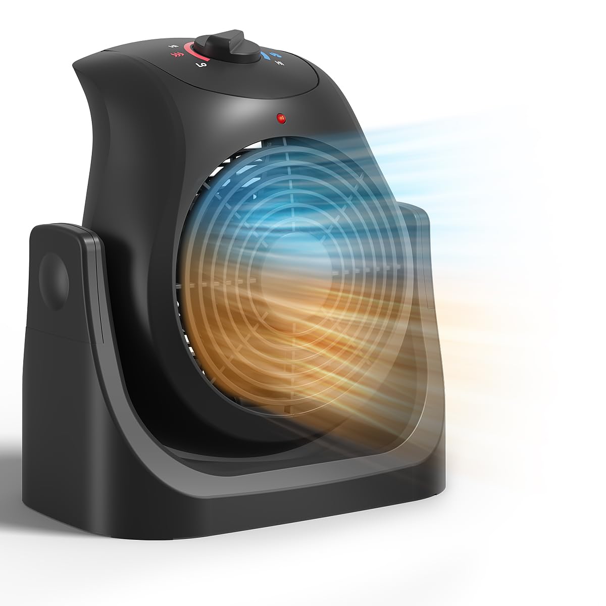 5 SUNDAY LIVING 2-in-1 heater-fan front view for quick warmth and cooling flexibility