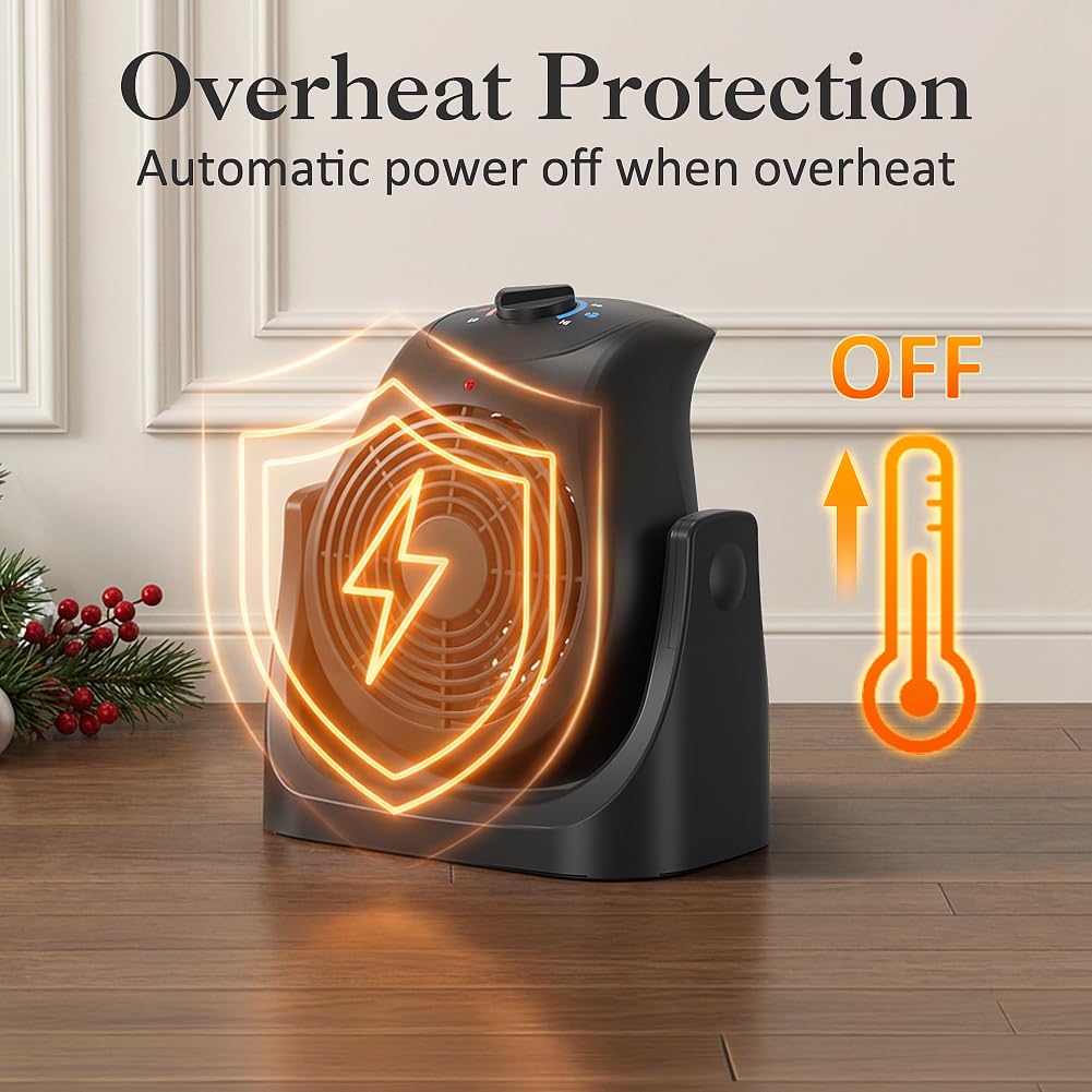 5 SUNDAY LIVING automatic overheat protection ensures safe desk use