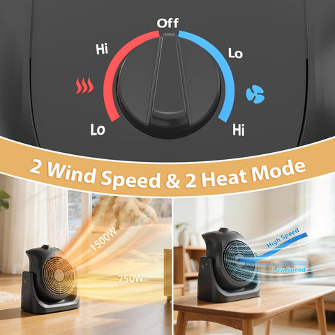 5 SUNDAY LIVING control panel for easy heat and cool settings