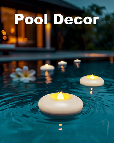 5plots easy setup floating tealights enable quick ambiance at any gathering