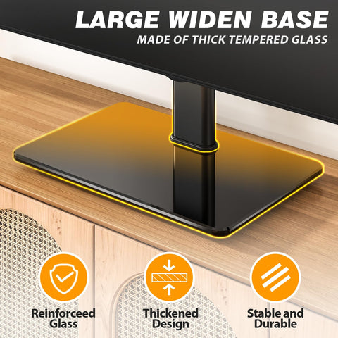 5Rcom sturdy stand supports up to 88 lbs for larger displays.