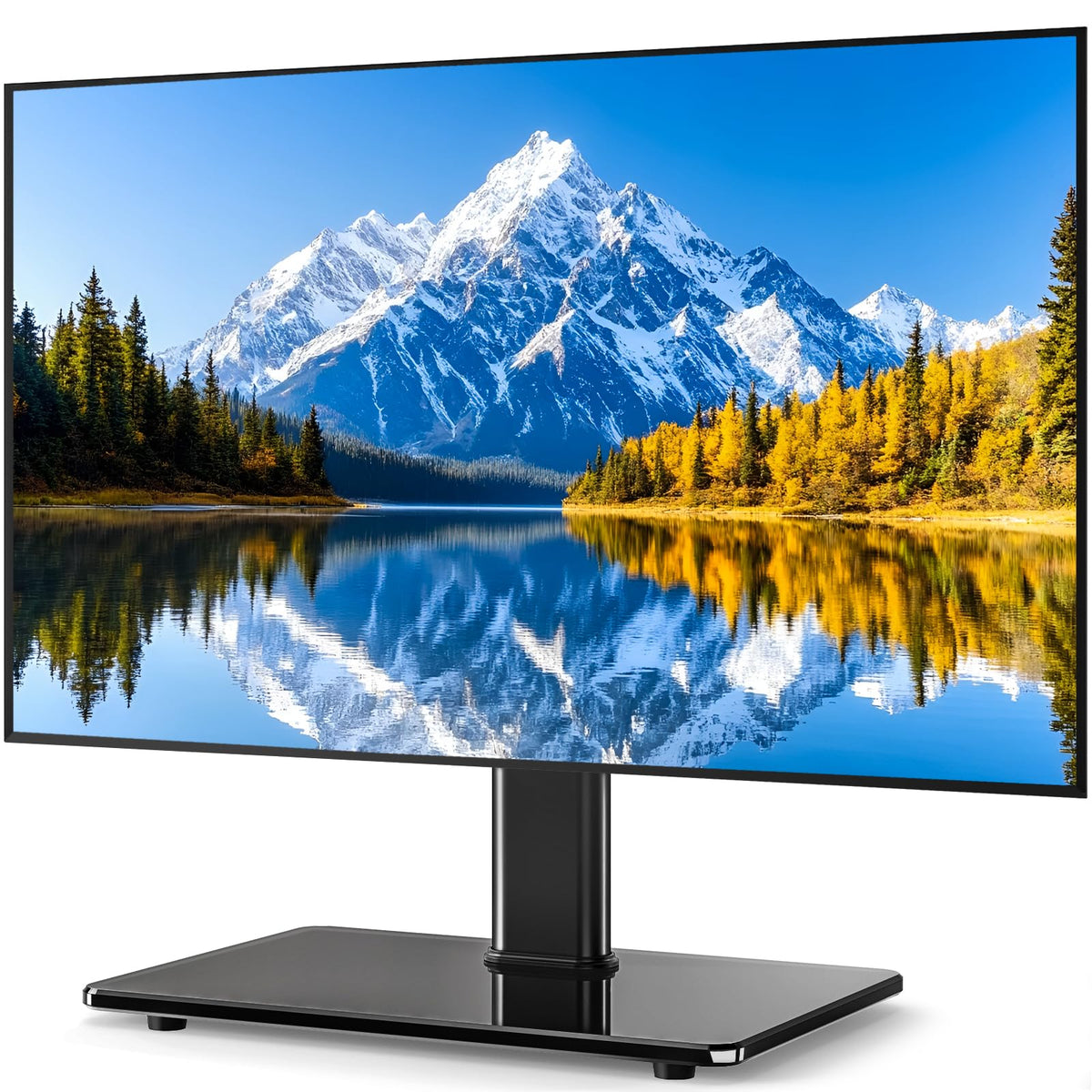 5Rcom universal swivel TV stand base for 27–60 inch TVs, stable and sturdy.