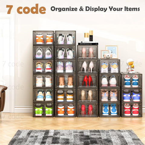 7 code multipurpose storage boxes ideal for hats, clothes, and toys