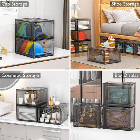 7 code spacious capacity accommodates sneakers, boots, and sandals