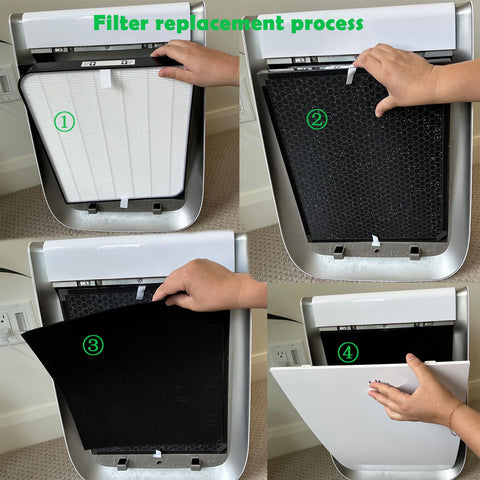 AD3500 filters install easily with no tools required from 7th Science Gear.