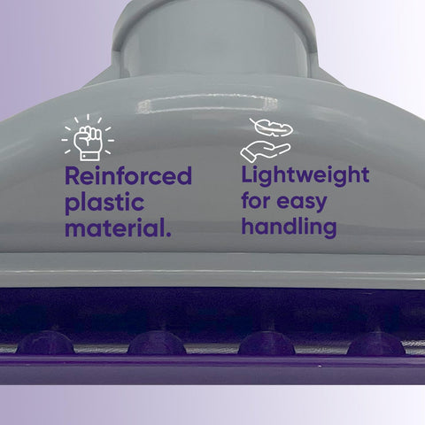 848 Store 15-inch head enables wide-area cleaning across floors.