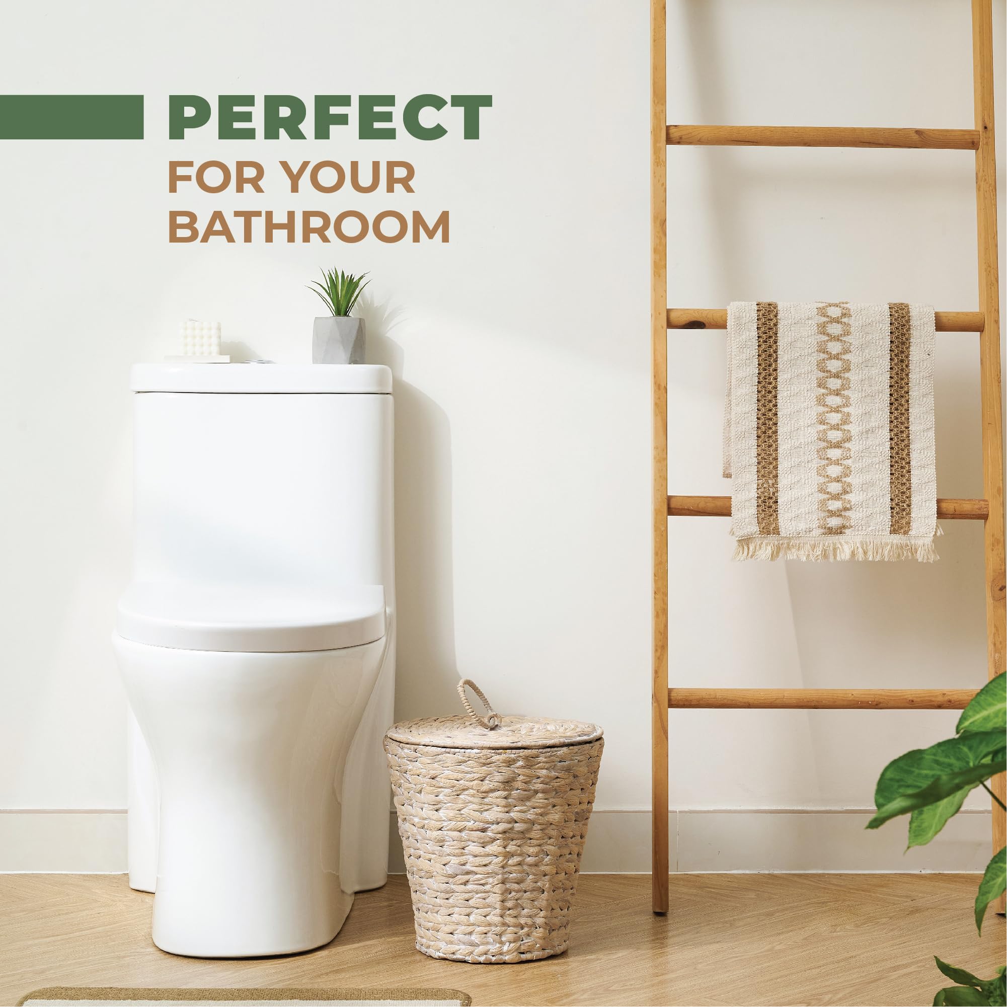 84ECO liner inside demonstrates convenient plastic liner for mess-free disposal.