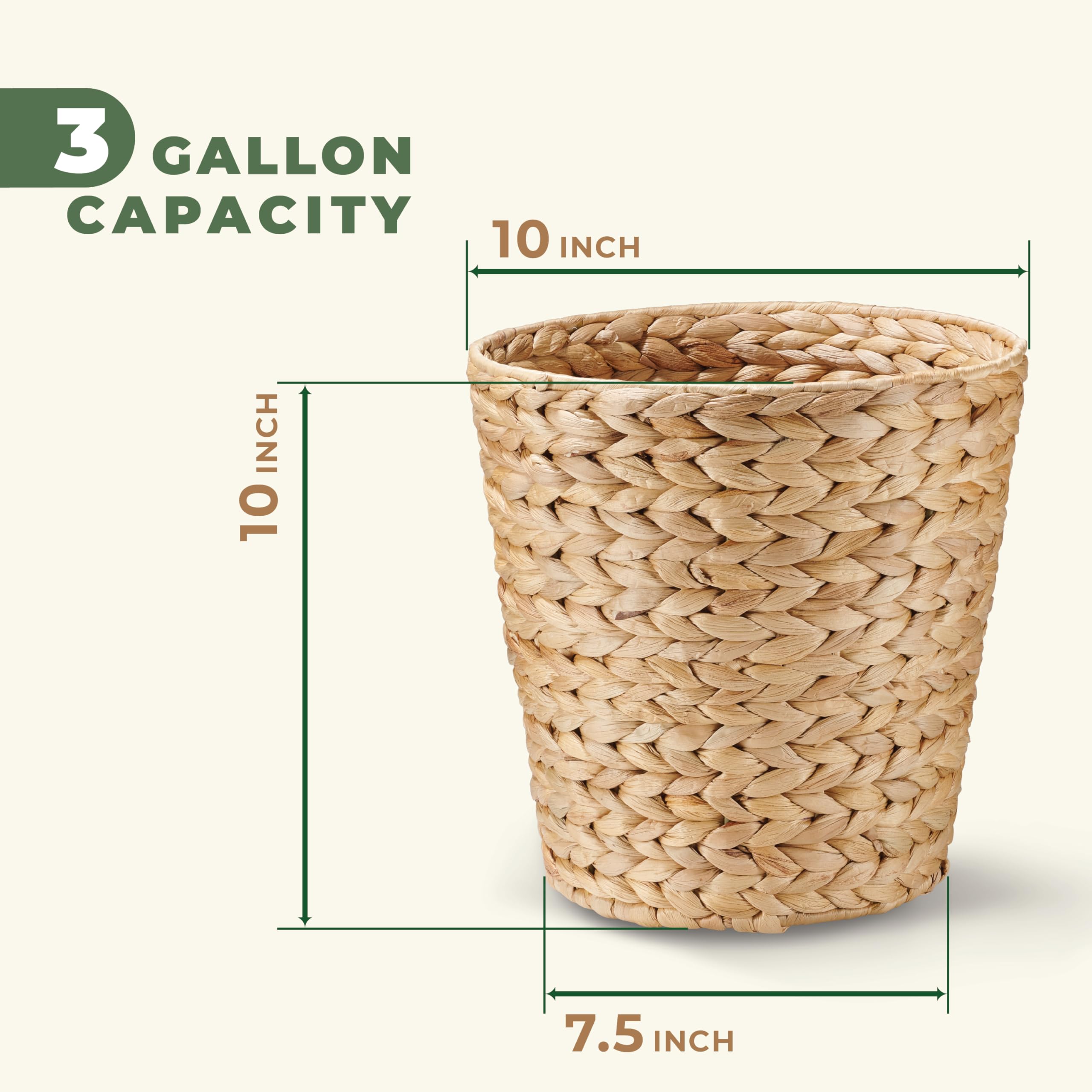 84ECO decorative waste basket in workspace, practical and stylish.