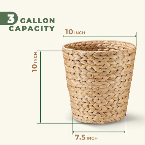 84ECO decorative waste basket in workspace, practical and stylish.