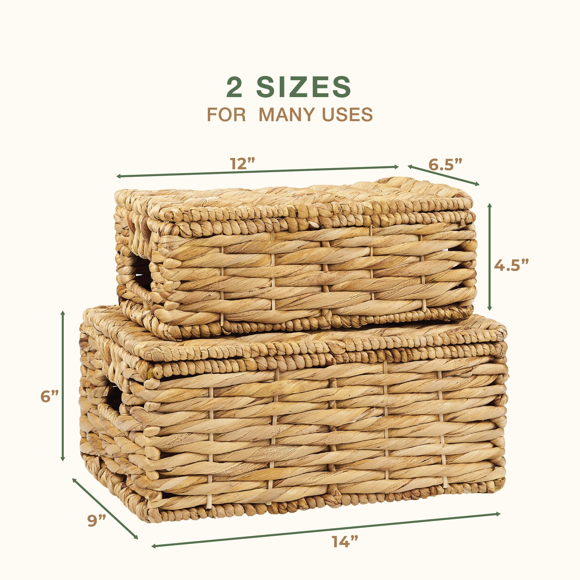 84ECO rattan box with lid on dresser blending natural tones
