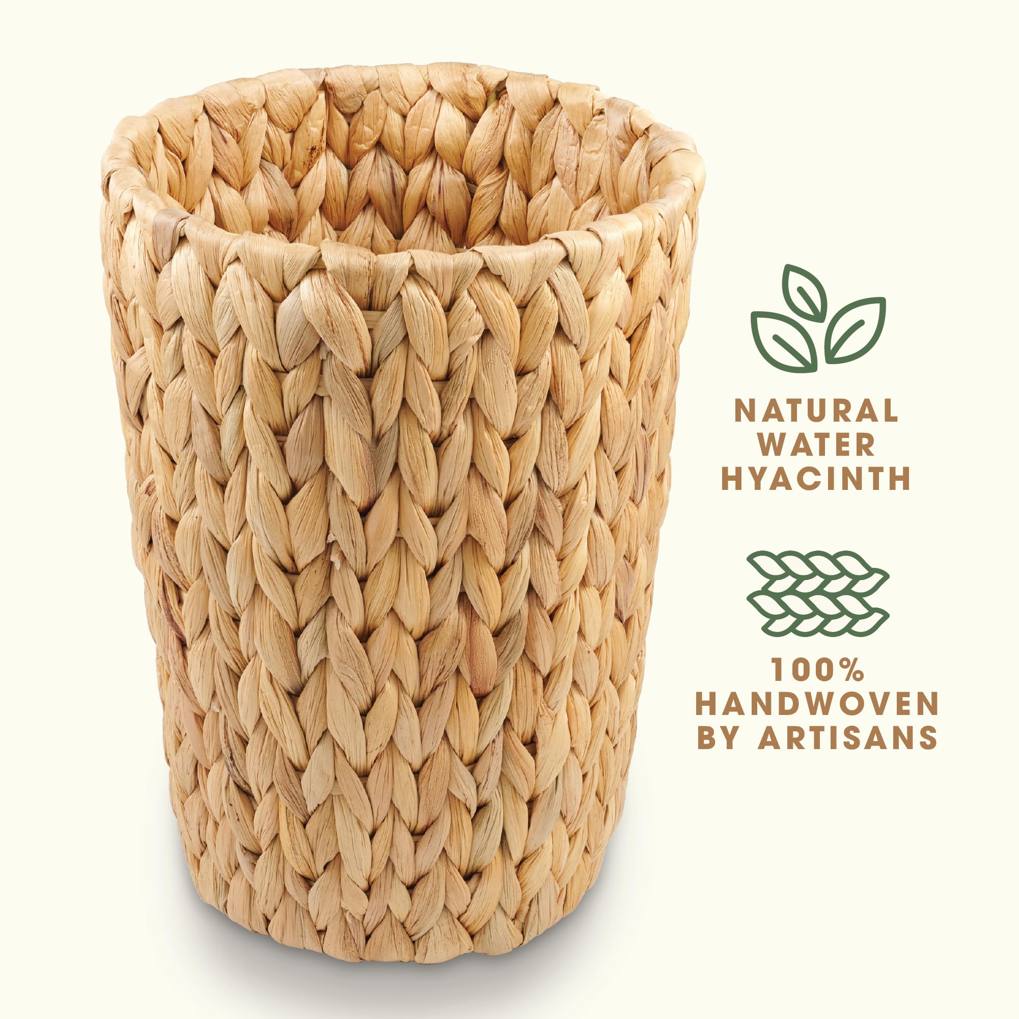 84ECO wicker trash can bedroom decor complements neutral interiors