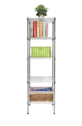 Finnhomy 5-tier rack assembled look ready for kitchen or laundry.