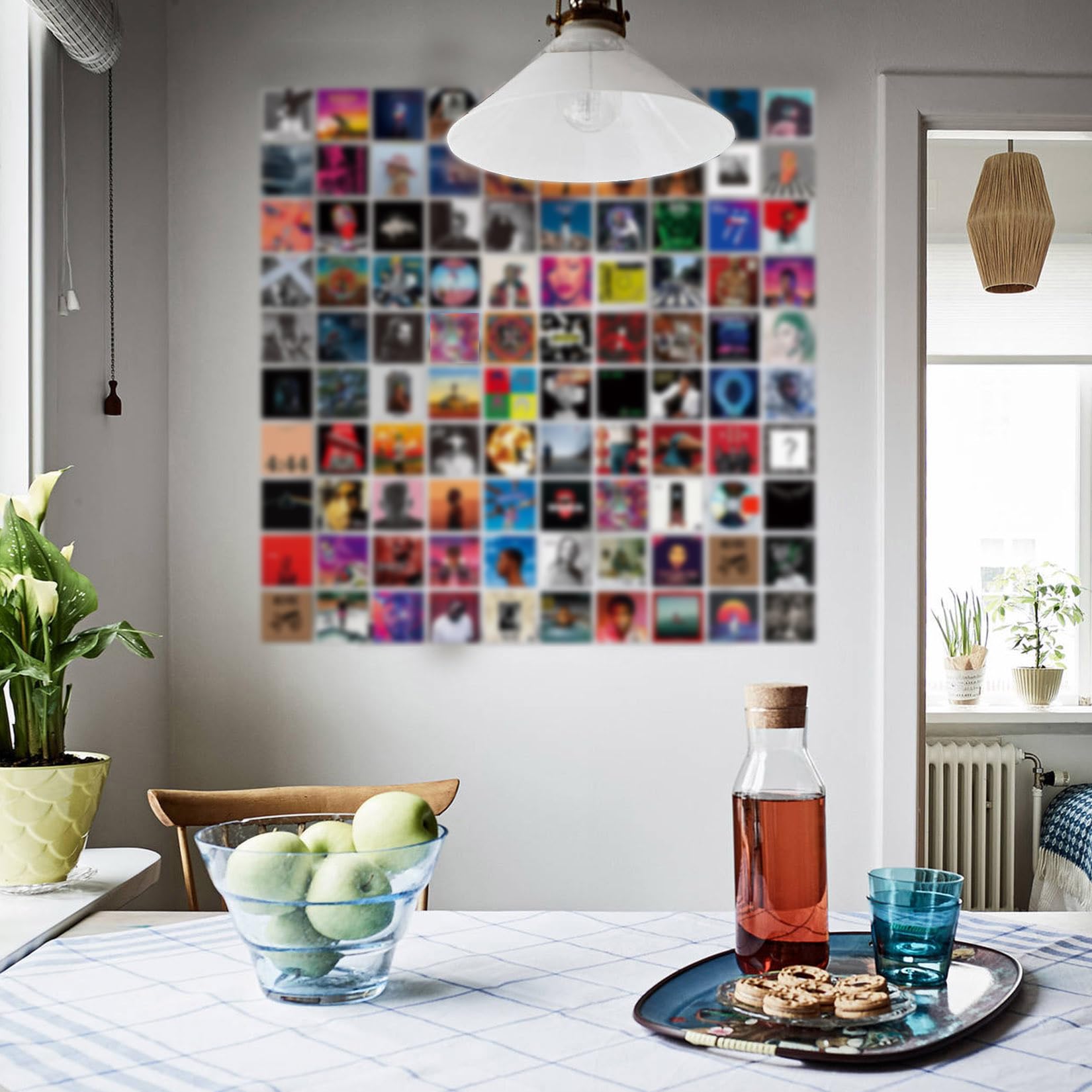 A ART·ZONE poster set fits small spaces with vibrant color on walls