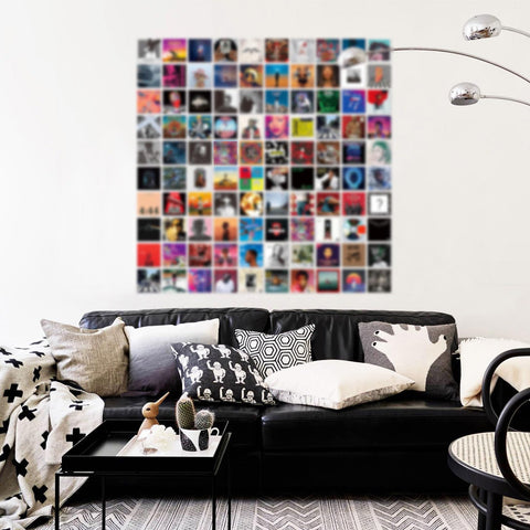 A ART·ZONE wall collage prints can be pinned to cork boards for flexibility