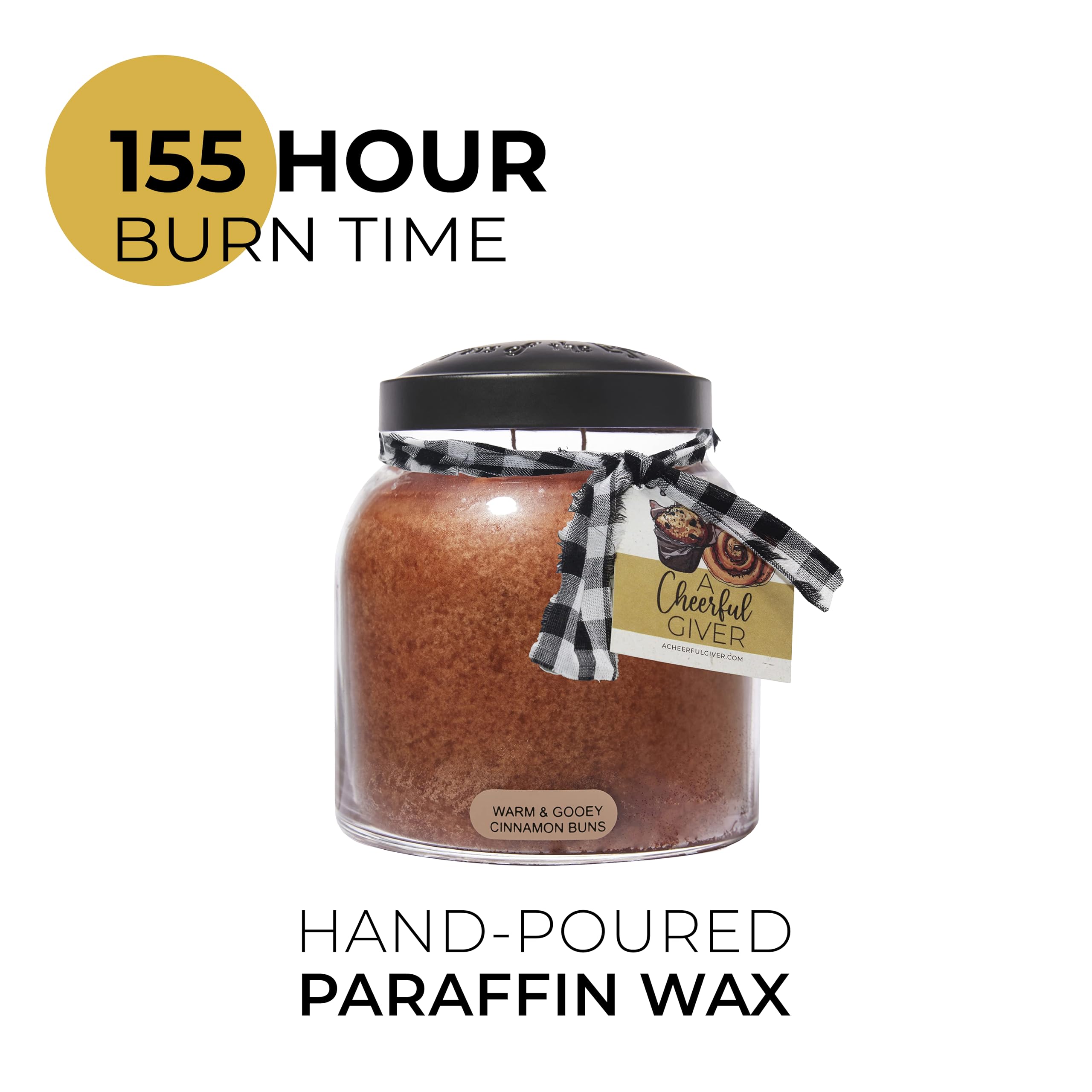 A Cheerful Giver caramel vanilla bakery scent evokes comforting warmth