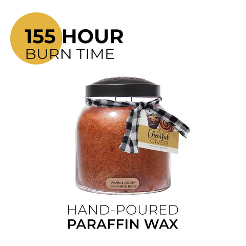 A Cheerful Giver caramel vanilla bakery scent evokes comforting warmth