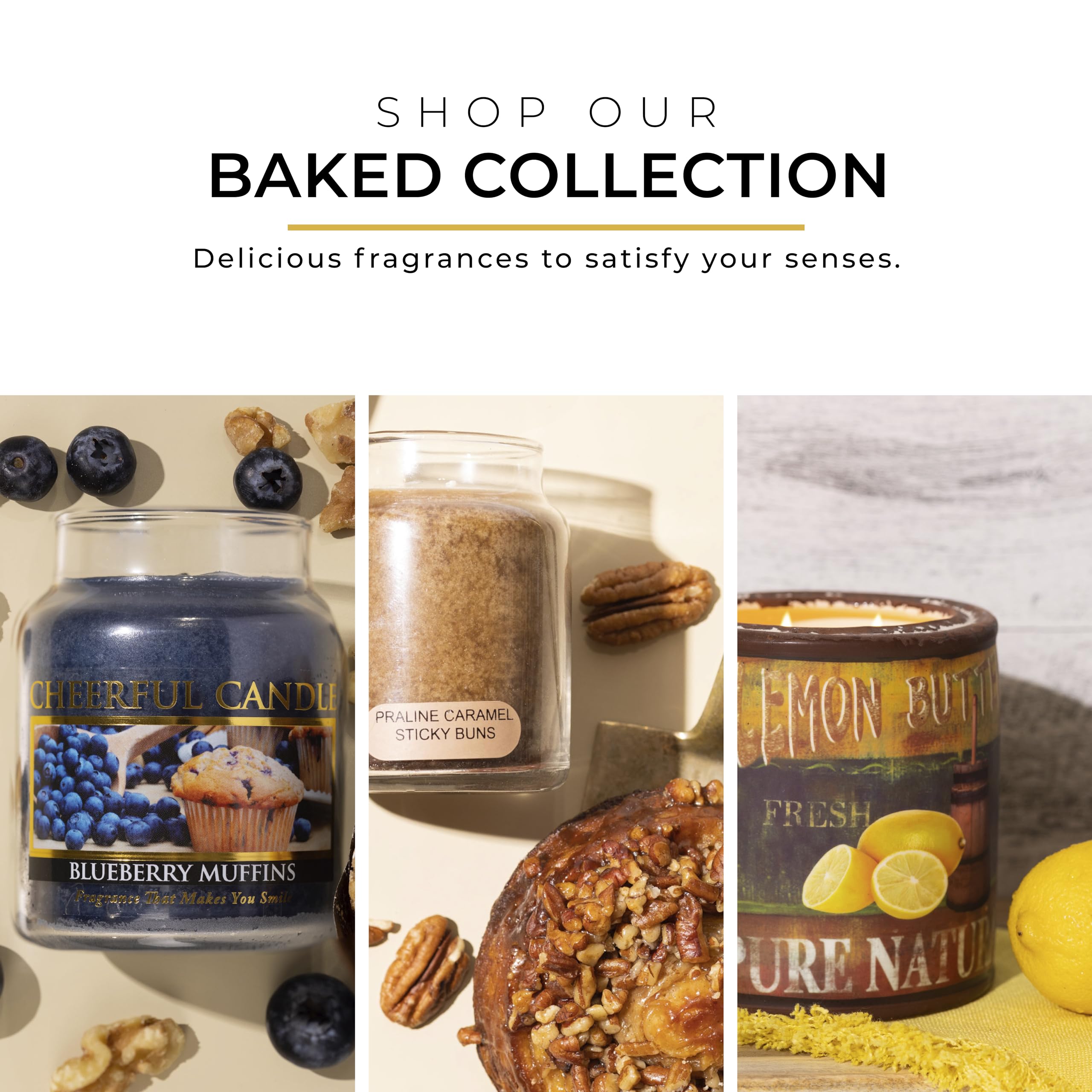 A Cheerful Giver cinnamon and clove bakery notes provide inviting ambience