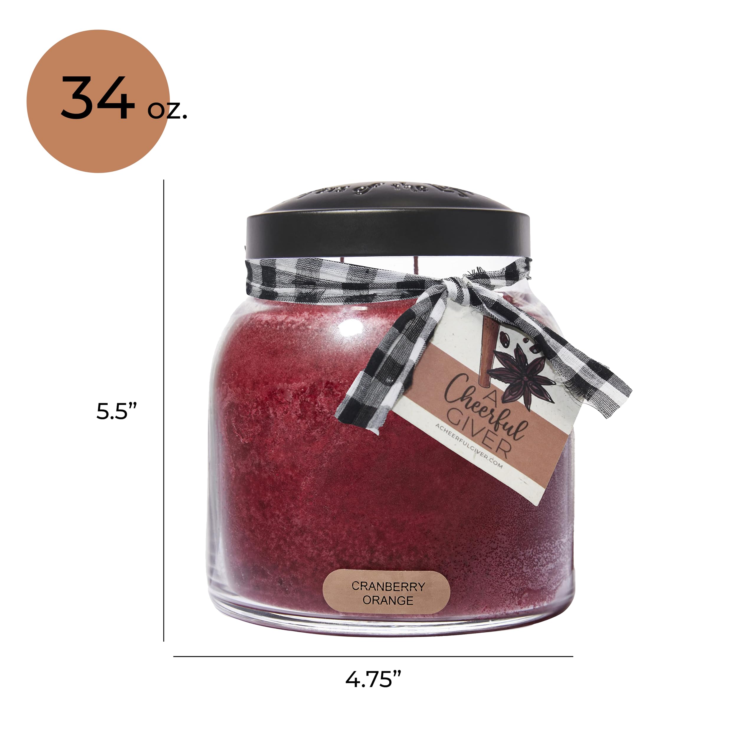 Glass jar and black lid suit modern home interiors