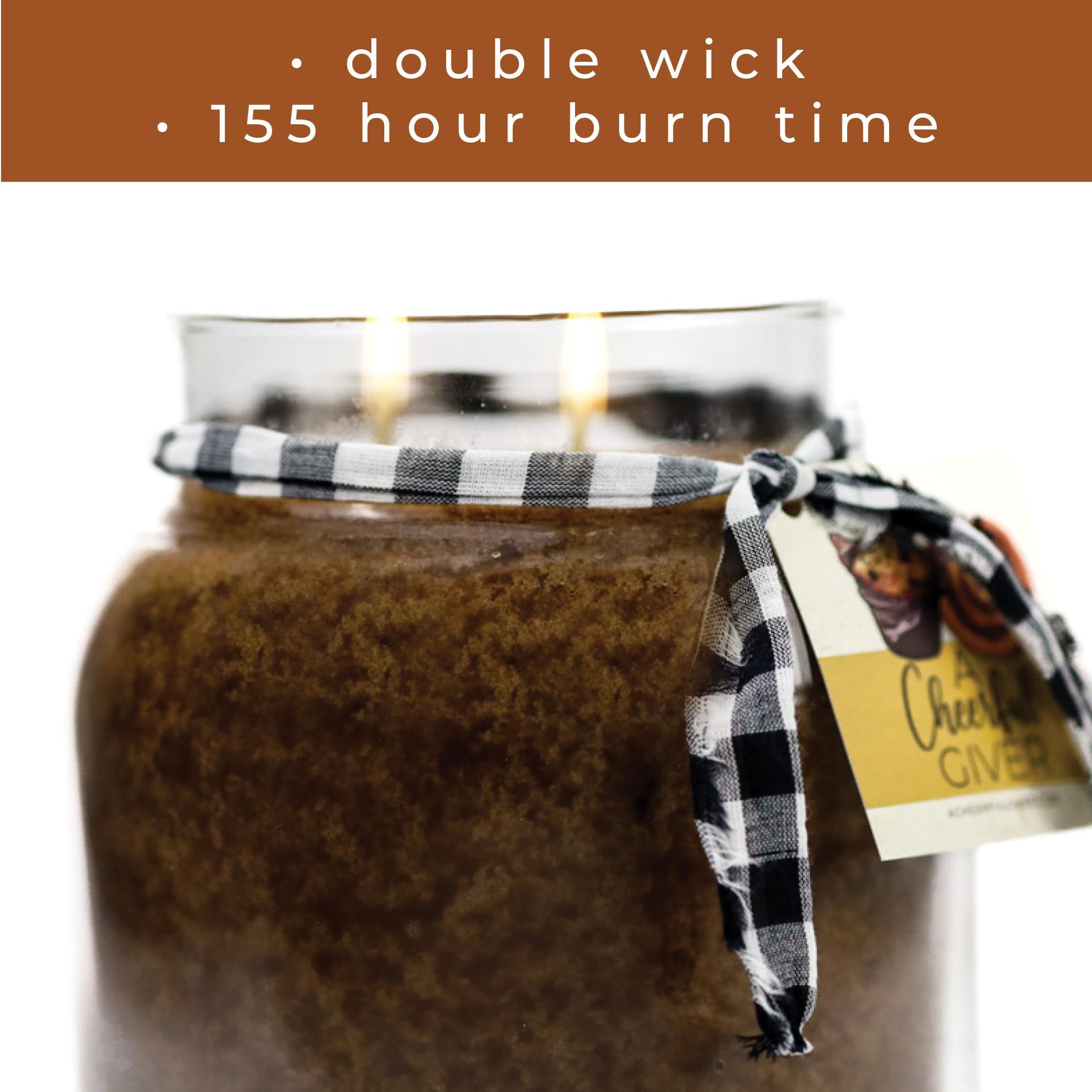 A Cheerful Giver gift ideas candle ideal for birthdays and special occasions.