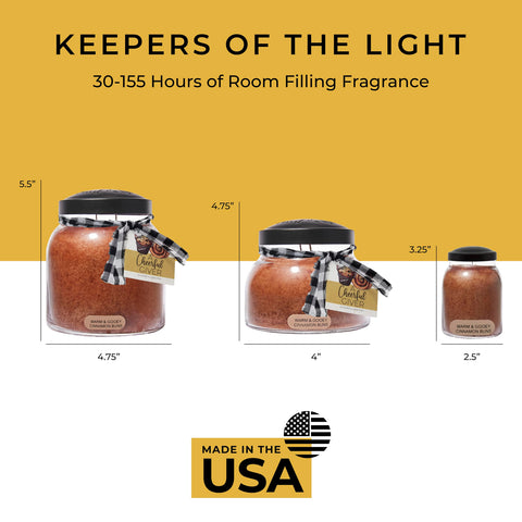A Cheerful Giver USA-made candle ensures quality craftsmanship