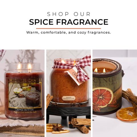 A Cheerful Giver Vanilla Bourbon candle with double wick for longer burn.