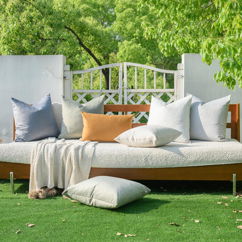 A moment spill-clean pillow cover wipes away coffee or juice stains.