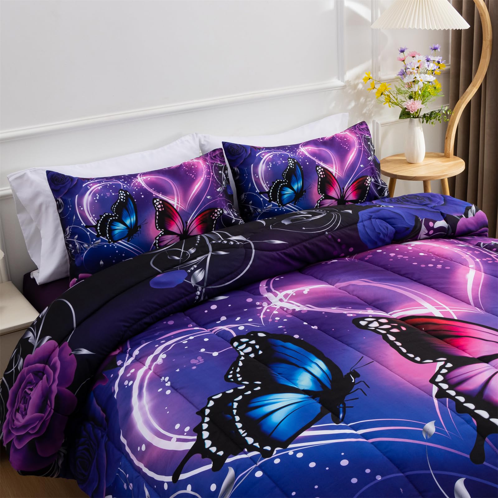A Nice Night Butterfly-printed closeup illustrating the dreamy design