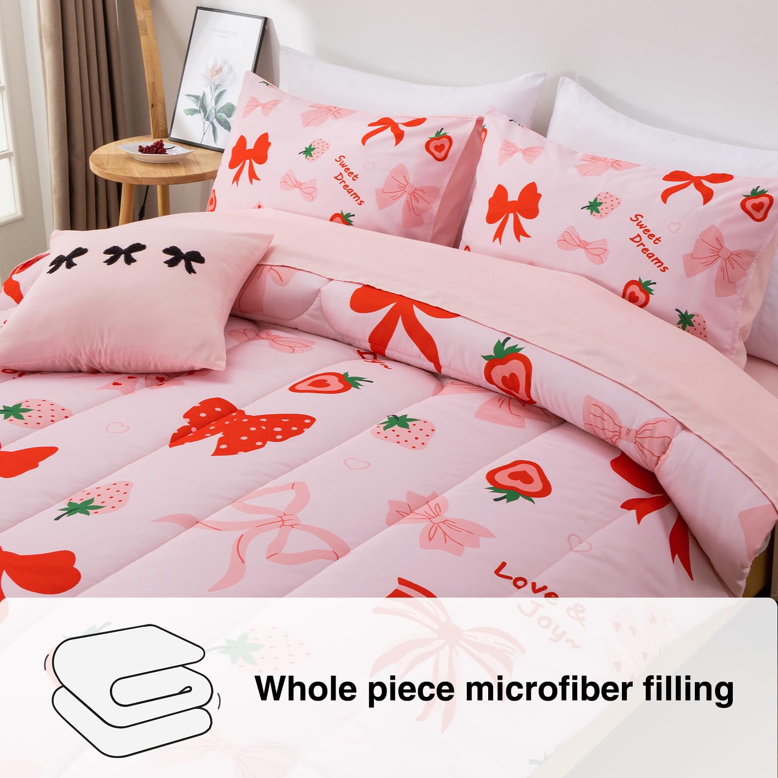 A Nice Night envelope pillowcases for neat, crease-free pillow presentation.