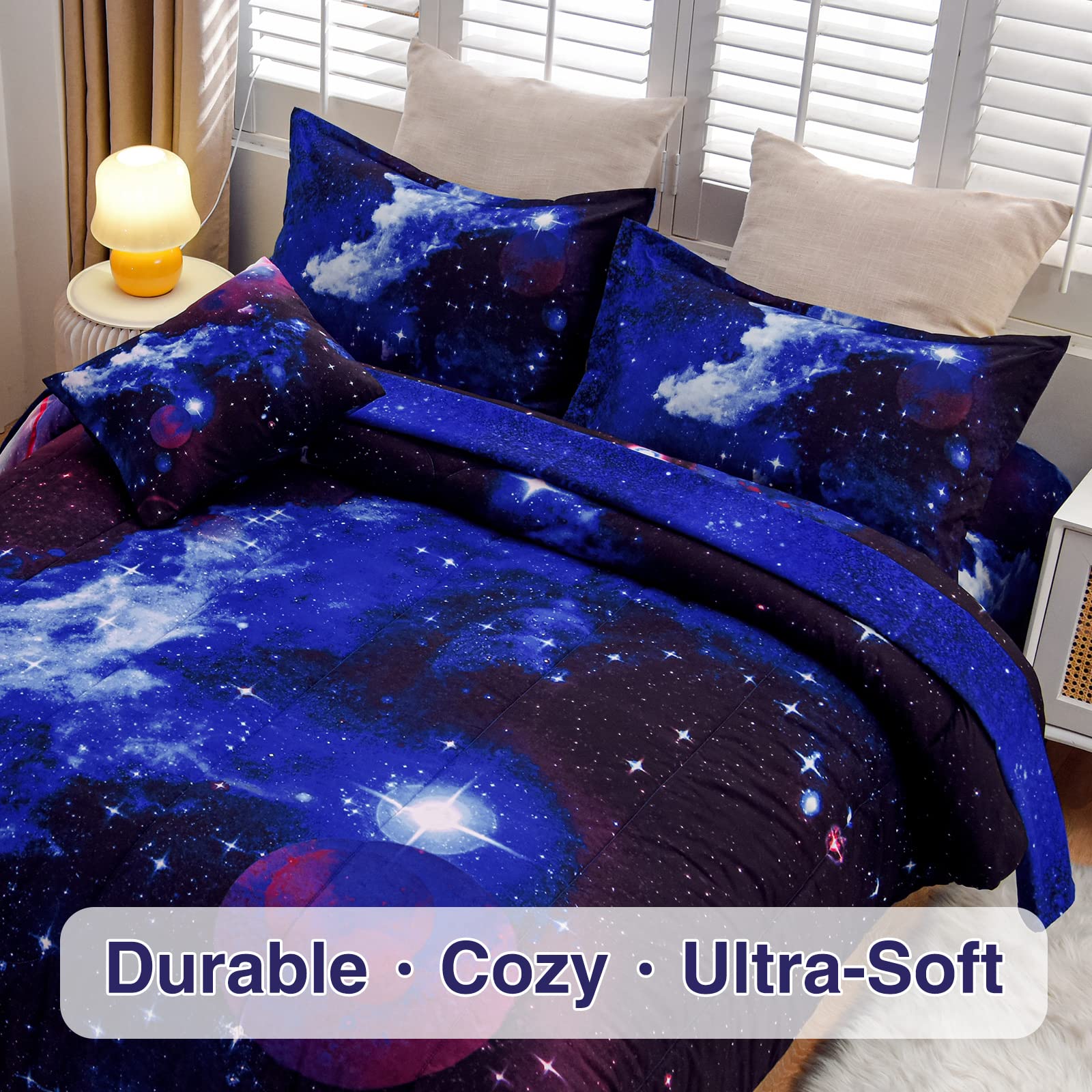 A Nice Night Galaxy all-season use keeps cool in summer and cozy in cooler months.