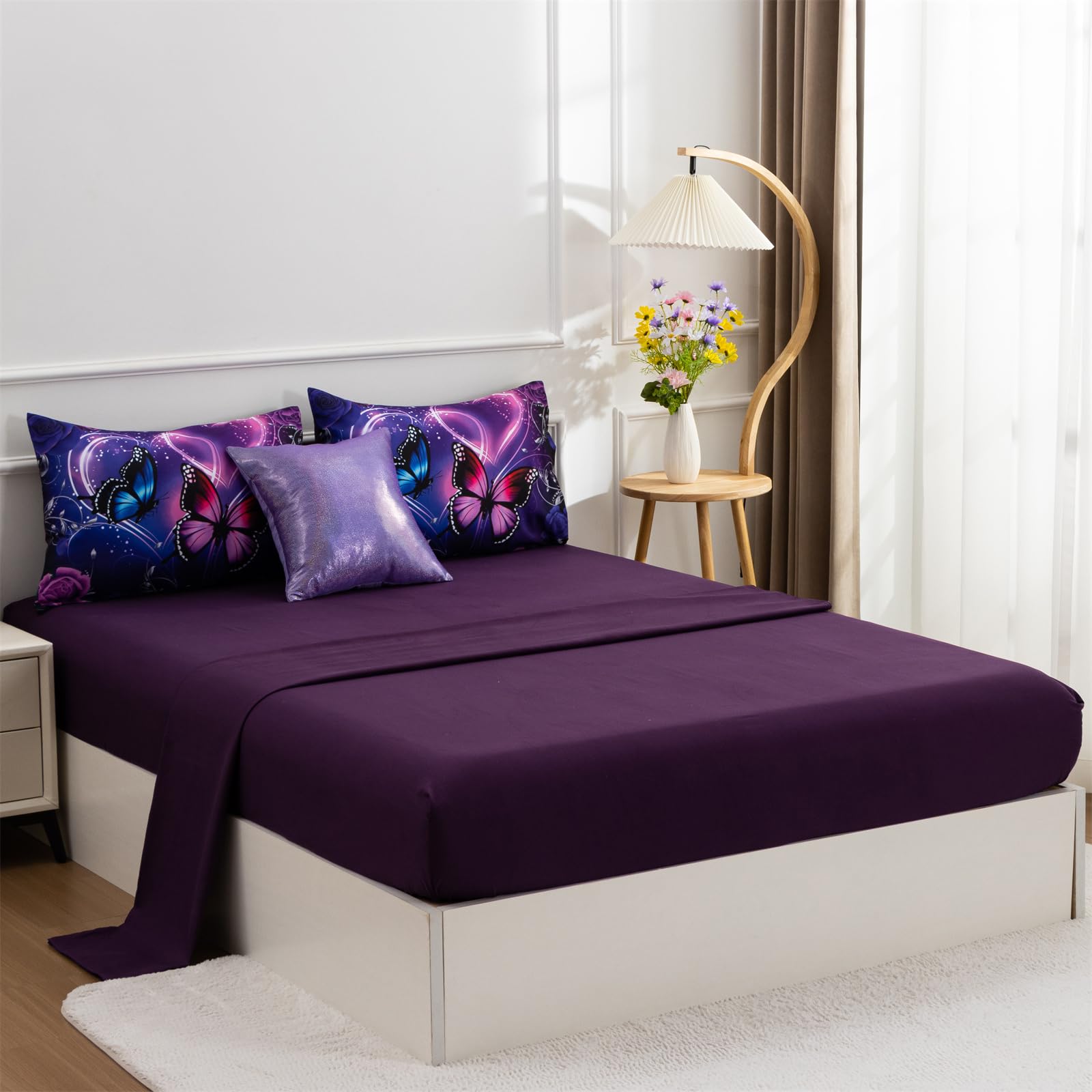A Nice Night Galaxy flat sheet showing smooth color and pattern