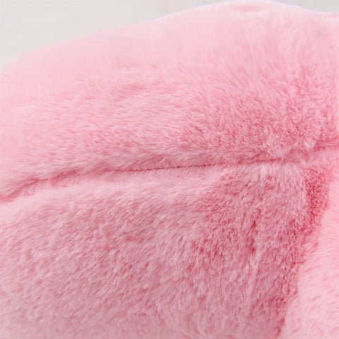 A Nice Night luxe faux fur surface enhances cozy lounging
