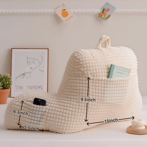 A Nice Night pillow features 11-inch arm length to cushion shoulders and neck.
