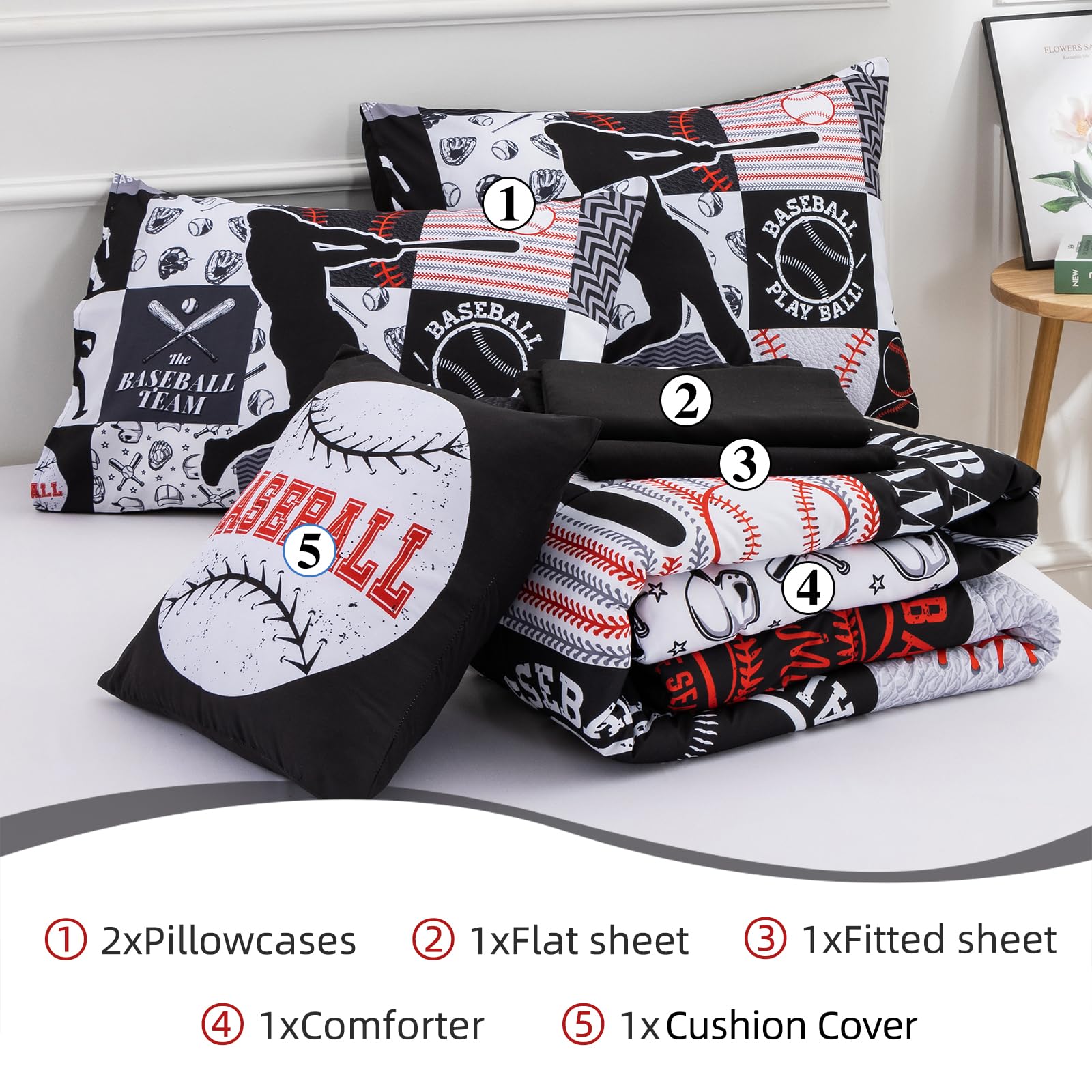 A Nice Night fitted sheet included ensures a snug twin bed fit.